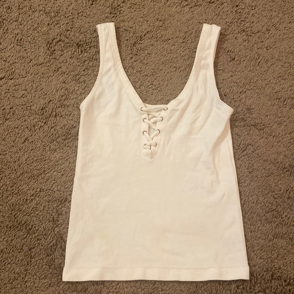 White tank top